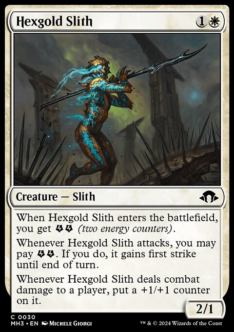 Hexgold Slith [Modern Horizons 3]