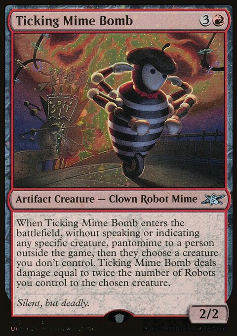Ticking Mime Bomb (Galaxy Foil) [Unfinity]