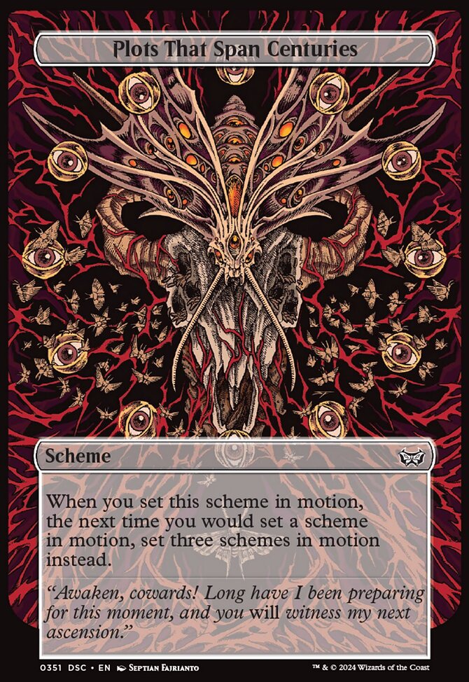 Plots That Span Centuries (Full Art) [Duskmourn: Archenemy]
