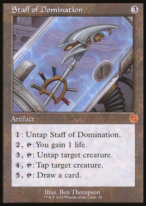 Staff of Domination (Retro) [The Brothers' War Retro Artifacts]