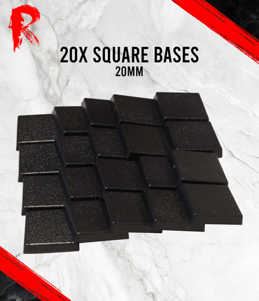 Ronin Games - 20 x 20mm Square Bases