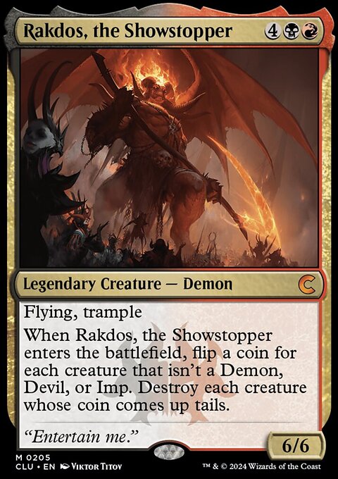 Rakdos, the Showstopper [Ravnica: Clue Edition]