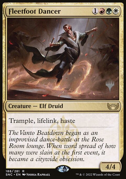 Fleetfoot Dancer (Promo Pack) [Streets of New Capenna Promos]