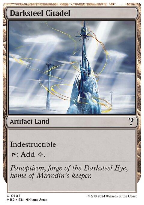 Darksteel Citadel (White Border) [Mystery Booster 2]
