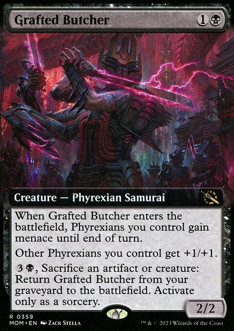 Grafted Butcher (Extended Art) [March of the Machine]