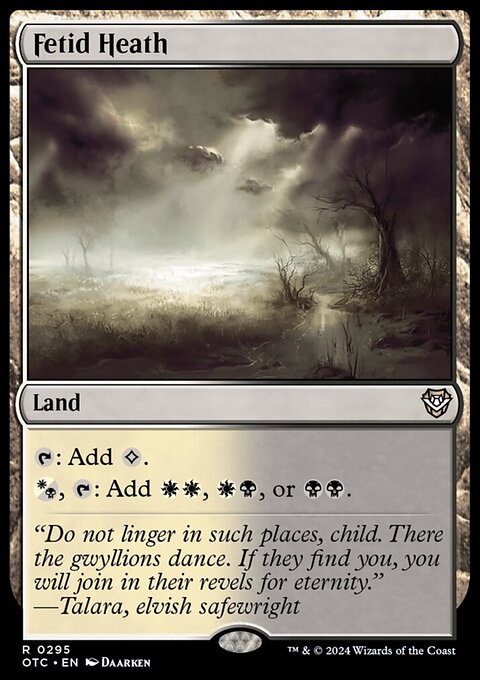 Fetid Heath [Outlaws of Thunder Junction Commander]