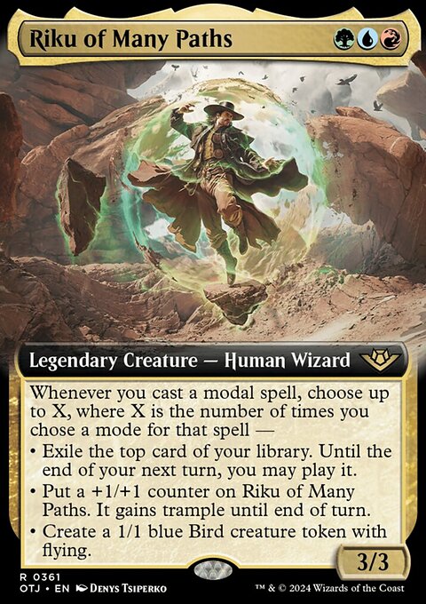 Riku of Many Paths (Extended Art) [Outlaws of Thunder Junction]