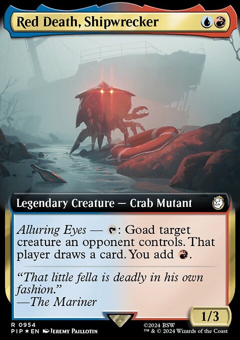 Red Death, Shipwrecker (Extended Art) (Surge Foil) [Fallout]