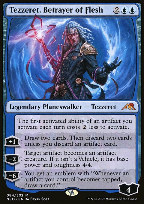 Tezzeret, Betrayer of Flesh [Kamigawa: Neon Dynasty]