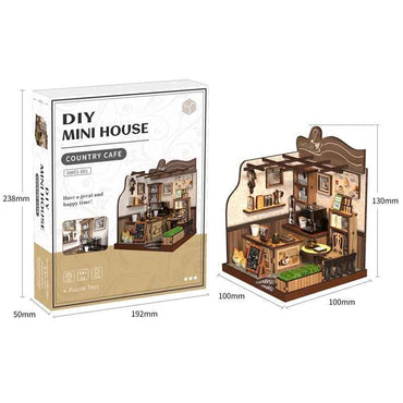 Country Cafe DIY Mini House 3D Puzzle [AW01-001]