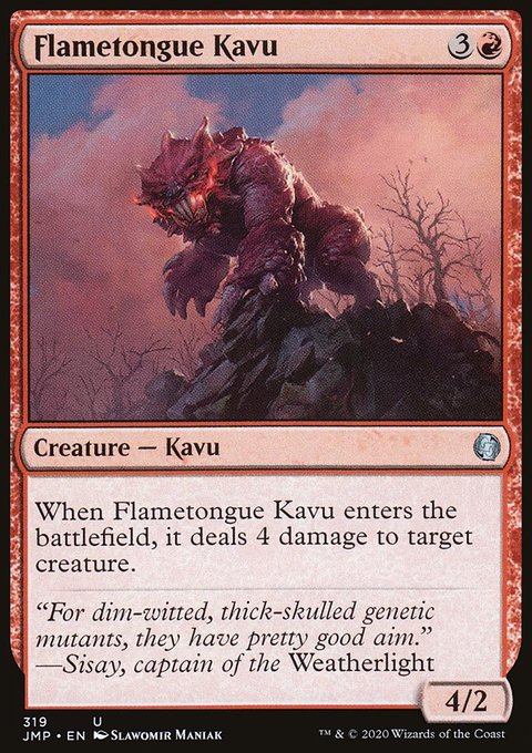 Flametongue Kavu [Jumpstart]