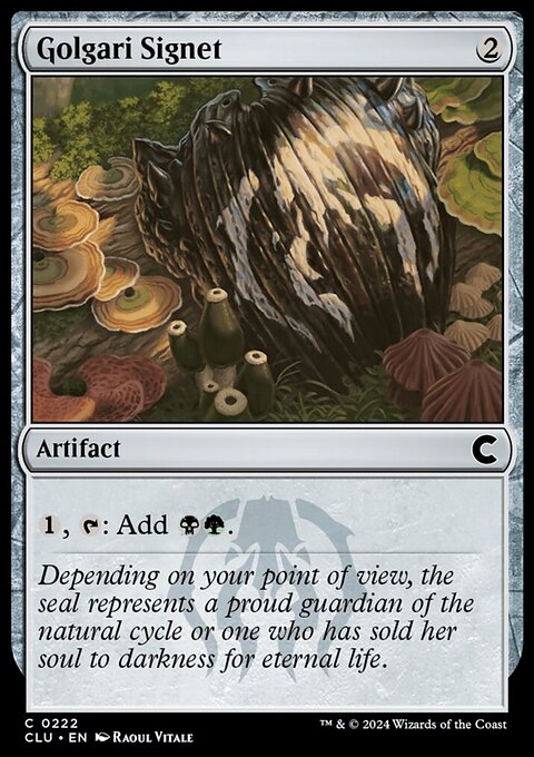 Golgari Signet [Ravnica: Clue Edition]