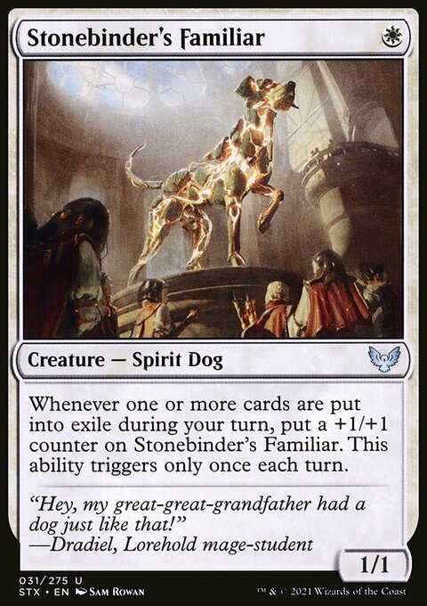 Stonebinder's Familiar [Strixhaven: School of Mages]