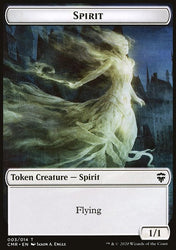 Spirit // Thrull Double-Sided Token [Commander Legends Tokens]