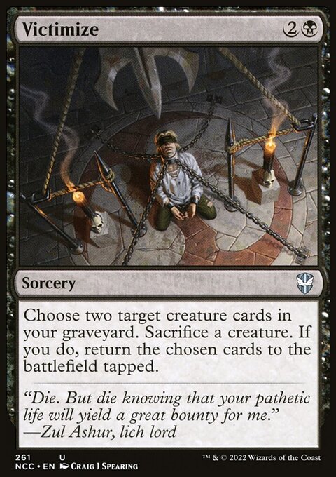 Victimize [Streets of New Capenna Commander]