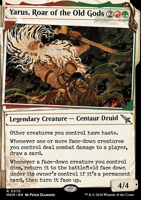 Yarus, Roar of the Old Gods (Showcase) [Murders at Karlov Manor]