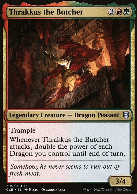 Thrakkus the Butcher [Commander Legends: Battle for Baldur's Gate]