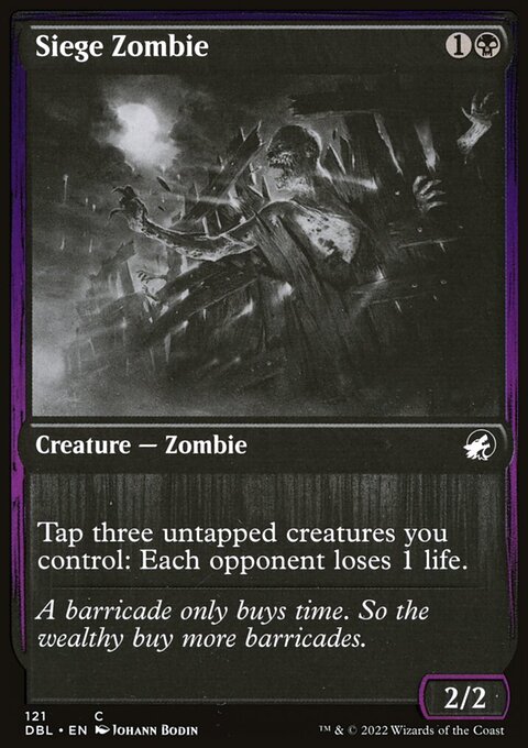 Siege Zombie [Innistrad: Double Feature]