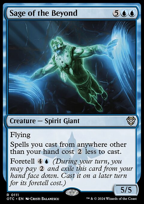 Sage of the Beyond [Outlaws of Thunder Junction Commander]