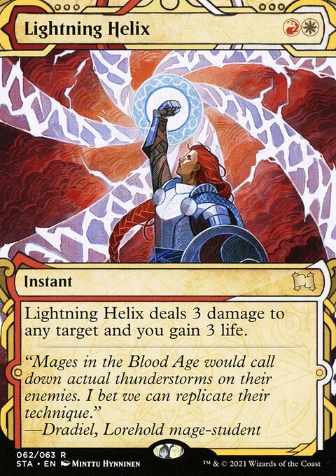 Lightning Helix (Foil Etched) [Strixhaven: School of Mages Mystical Archive]