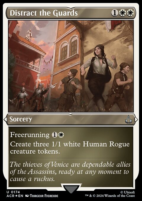 Distract the Guards (Foil Etched) [Assassin's Creed]