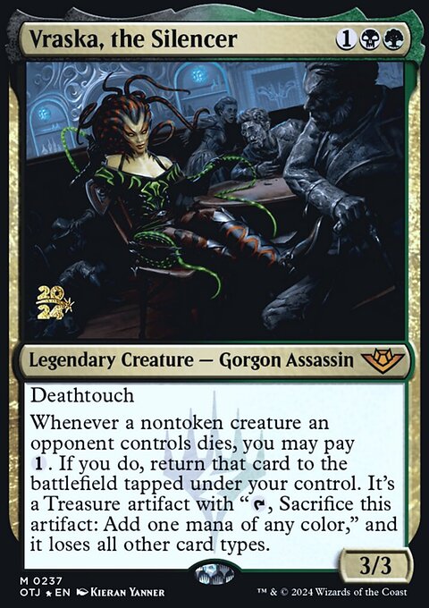 Vraska, the Silencer [Outlaws of Thunder Junction Prerelease Promos]