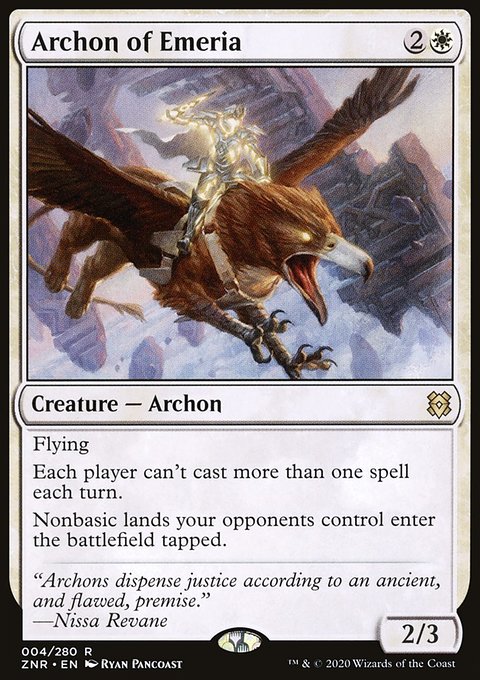 Archon of Emeria [Zendikar Rising]