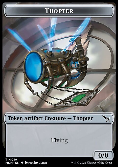 Thopter Token (0019) [Murders at Karlov Manor Tokens]