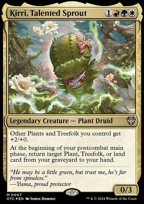 Kirri, Talented Sprout [Outlaws of Thunder Junction Commander]