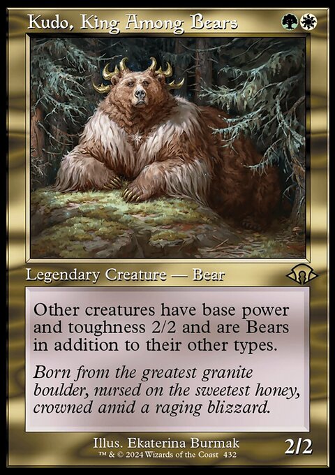 Kudo, King Among Bears (Retro) [Modern Horizons 3]