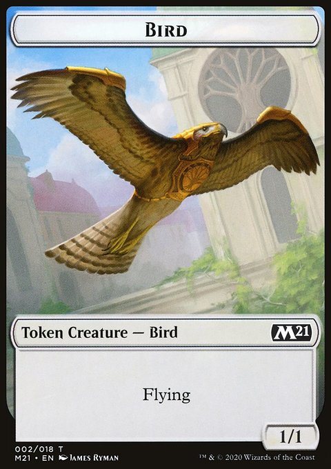 Bird // Cat (020) Double-Sided Token [Core Set 2021 Tokens]