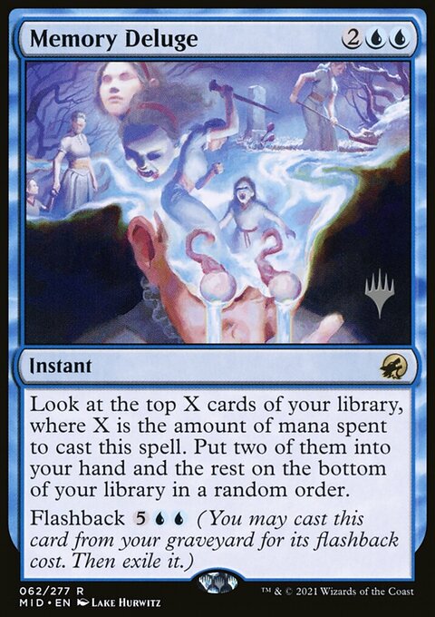 Memory Deluge (Promo Pack) [Innistrad: Midnight Hunt Promos]