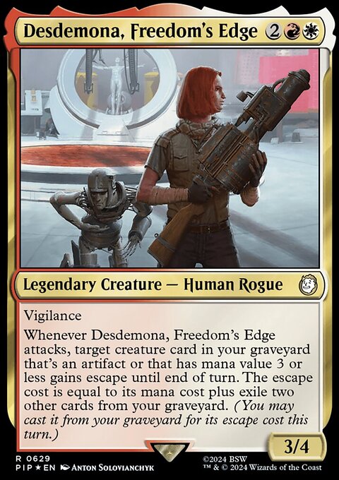 Desdemona, Freedom's Edge (Surge Foil) [Fallout]