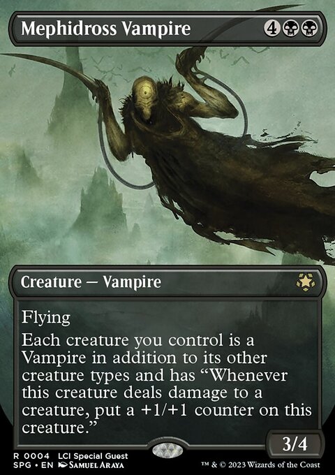 Mephidross Vampire (Borderless) [The Lost Caverns of Ixalan Special Guests]
