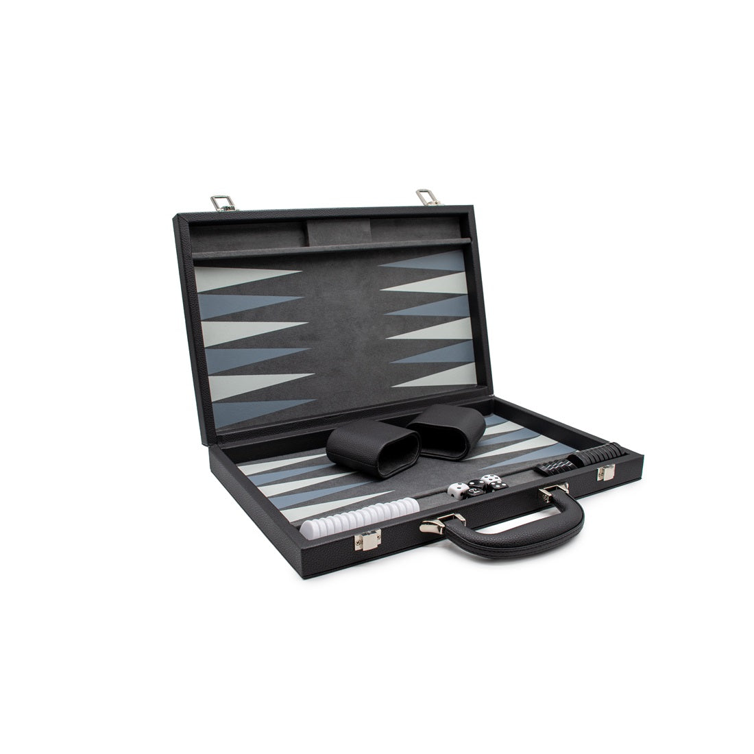 LPG Classics Leather Backgammon Set - Black - PRE-ORDER ETA TBA