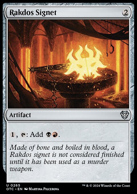 Rakdos Signet [Outlaws of Thunder Junction Commander]