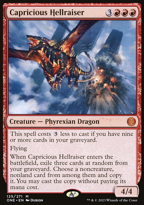 Capricious Hellraiser [Phyrexia: All Will Be One]