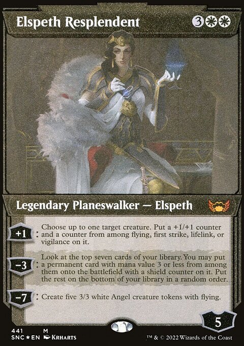Elspeth Resplendent (Showcase Art Deco Foil Etched) [Streets of New Capenna]