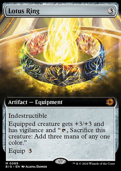 Lotus Ring (Extended Art) [Outlaws of Thunder Junction: The Big Score]