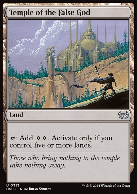 Temple of the False God [Duskmourn: House of Horror Commander]