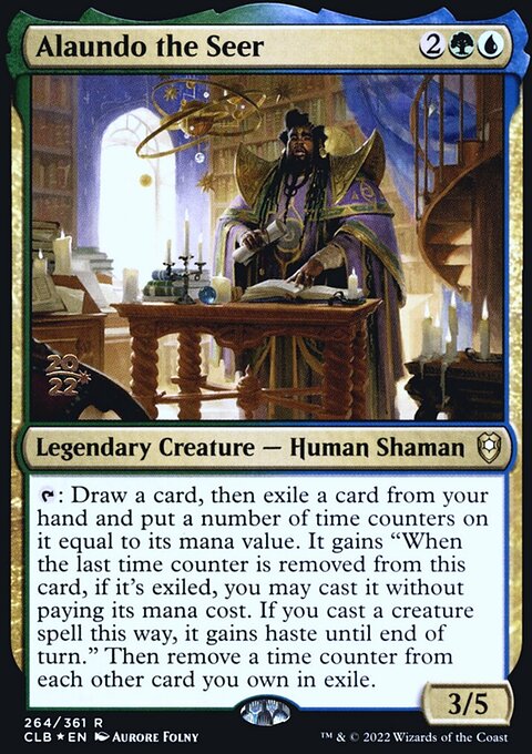 Alaundo the Seer [Commander Legends: Battle for Baldur's Gate Prerelease Promos]