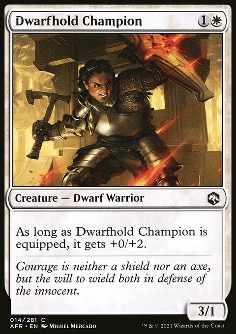 Dwarfhold Champion [Dungeons & Dragons: Adventures in the Forgotten Realms]