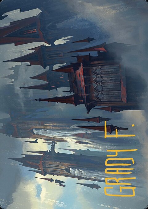 Thundering Falls Art Card (Gold-Stamped Signature) [Murders at Karlov Manor Art Series]