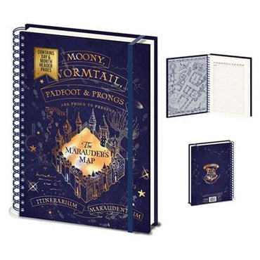 Harry Potter - Marauders Map - A4 Wiro Notebook