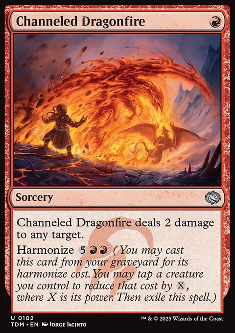 Channeled Dragonfire [Tarkir: Dragonstorm]