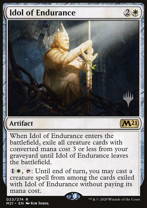 Idol of Endurance (Promo Pack) [Core Set 2021 Promos]