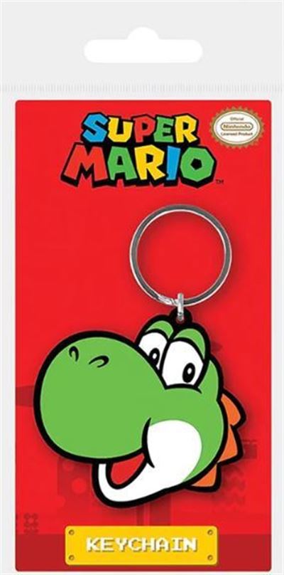 Super Mario - Yoshi - Rubber Keyring