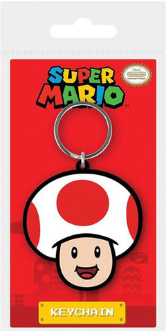 Super Mario - Toad - Rubber Keyring