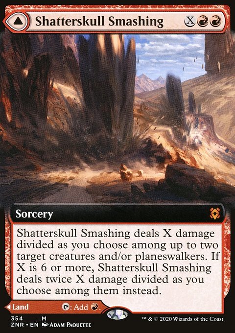 Shatterskull Smashing // Shatterskull, the Hammer Pass (Extended Art) [Zendikar Rising]