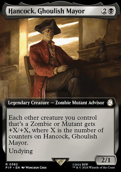 Hancock, Ghoulish Mayor (Extended Art) [Fallout]